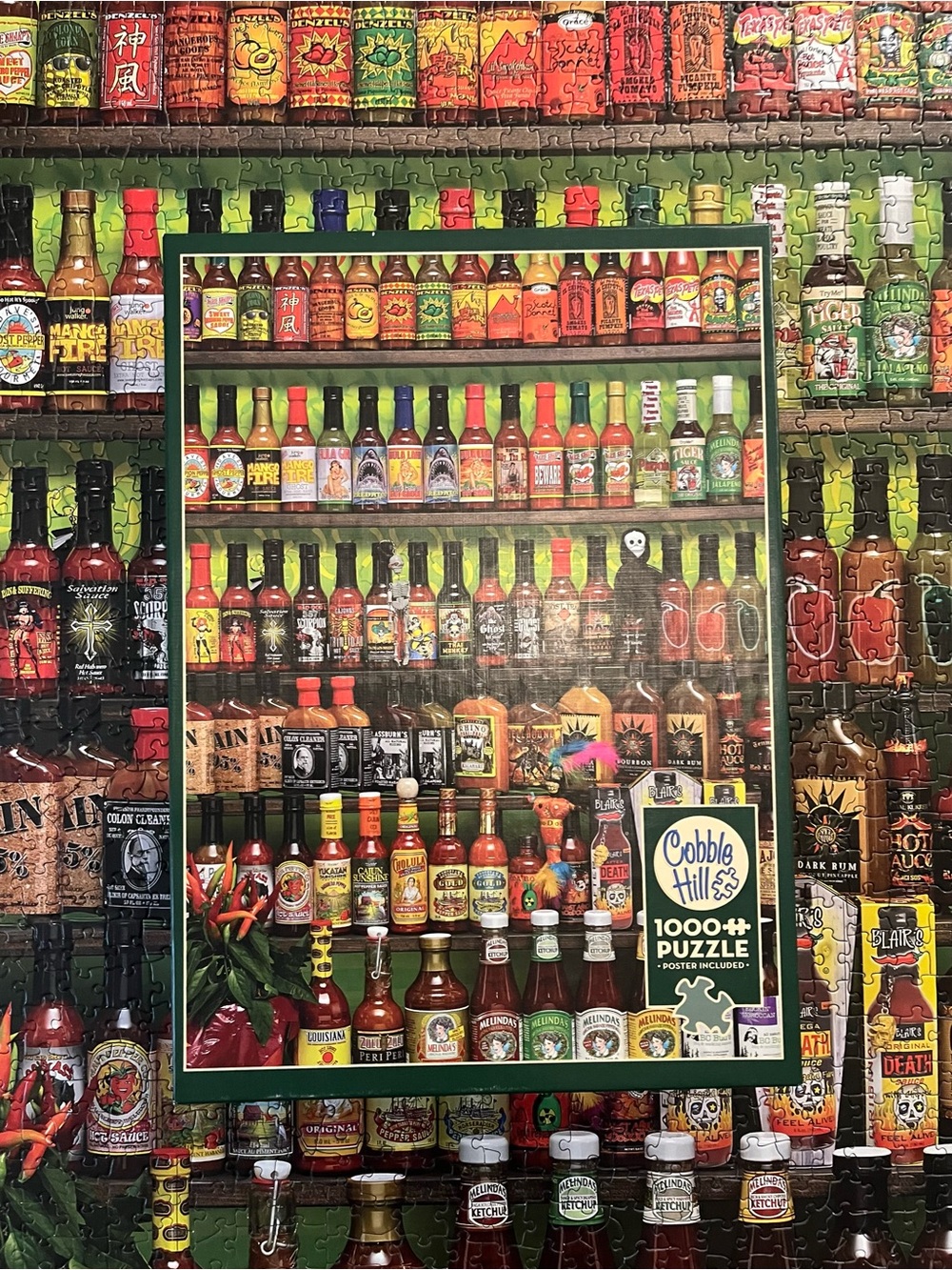 Cobble Hill Hot Sauce Puzzle 1000 piece